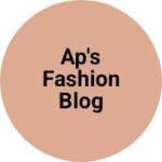 Business logo of Ap's Fashion Blog