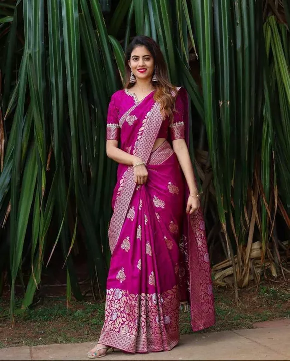 New Designer Jacquard Saree uploaded by business on 12/9/2022
