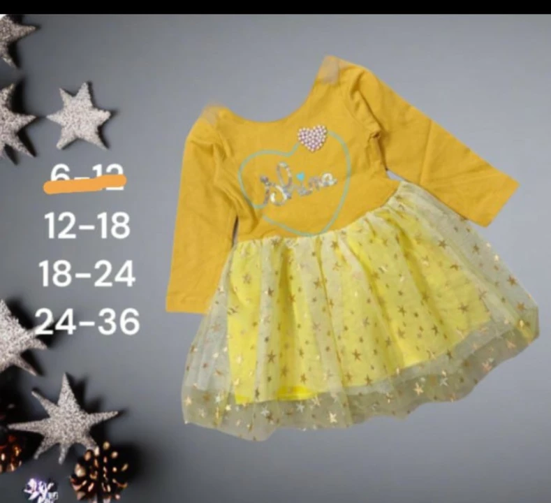 Kids sequence frock uploaded by Lekhrah Fashion on 12/9/2022