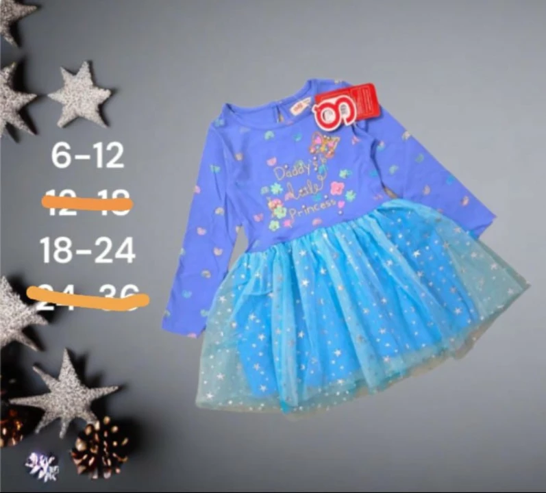 Kids sequence frock uploaded by Lekhrah Fashion on 12/9/2022