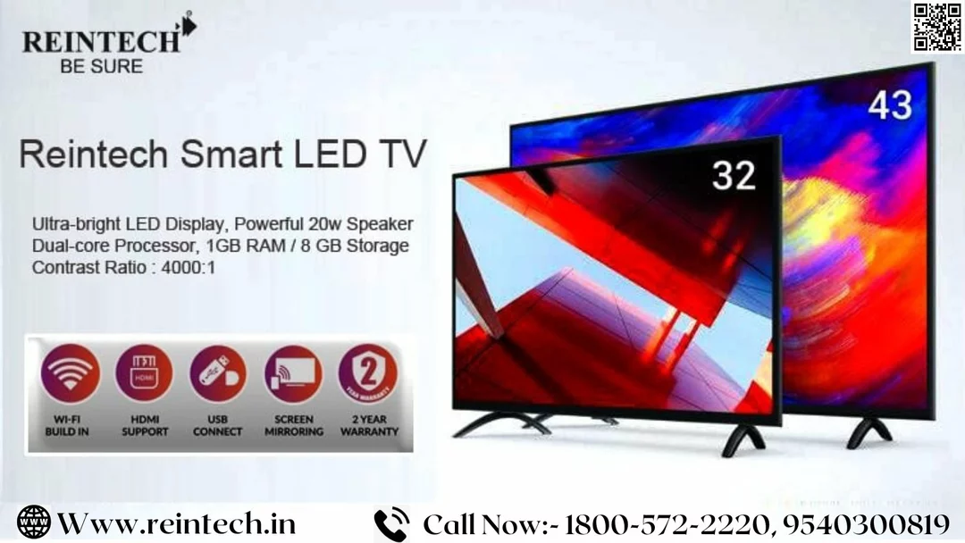 Reintech Smart LED TV Certified Android With Smart Features. uploaded by Reintech Electronics Pvt Ltd. on 12/9/2022