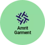 Business logo of Amrit garment