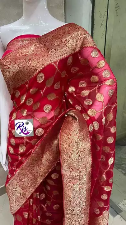 Banarasi kora Dyieble saree uploaded by SHIVAAY ENTERPRISES on 12/9/2022