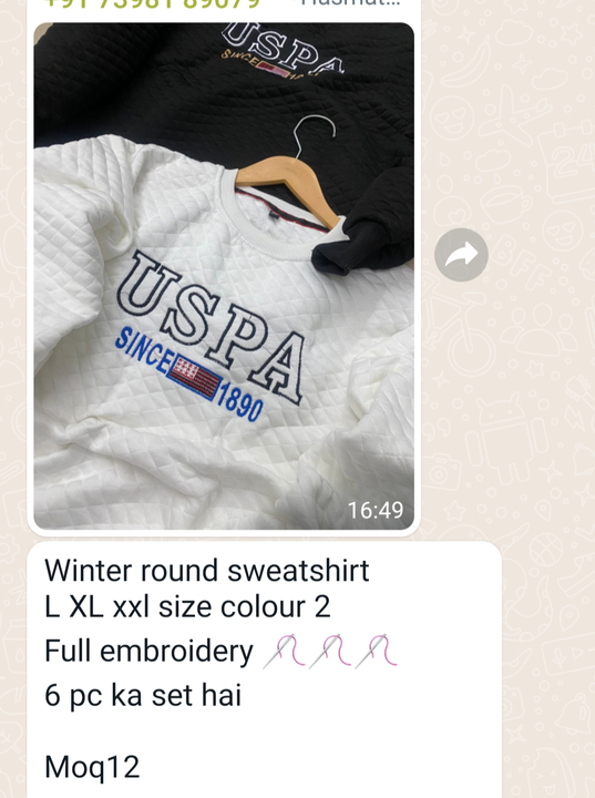 Wenter sweatshirt  uploaded by business on 12/9/2022