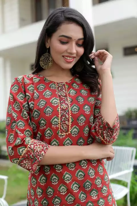 Product image with price: Rs. 750, ID: cotton-kurti-514f1d75