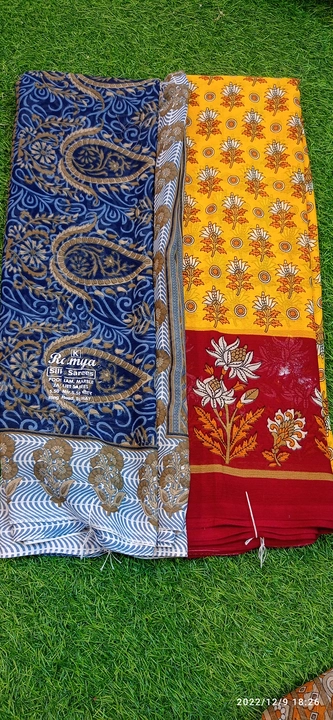 sik sarees with out blouse uploaded by business on 12/9/2022