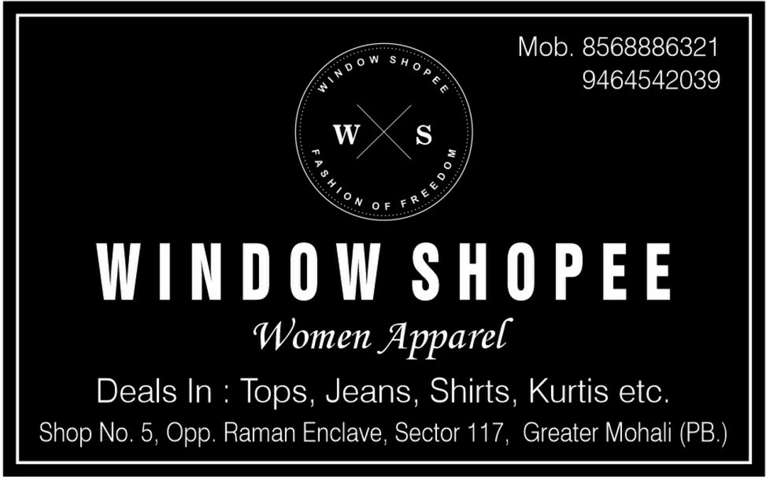 Visiting card store images of Window Shopee