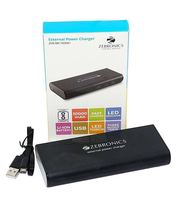 Zebronics Power bank 10000 amph uploaded by business on 1/30/2021