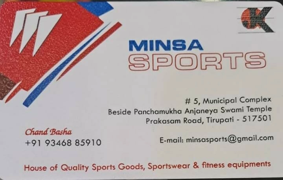 Post image Minsa Sports has updated their profile picture.