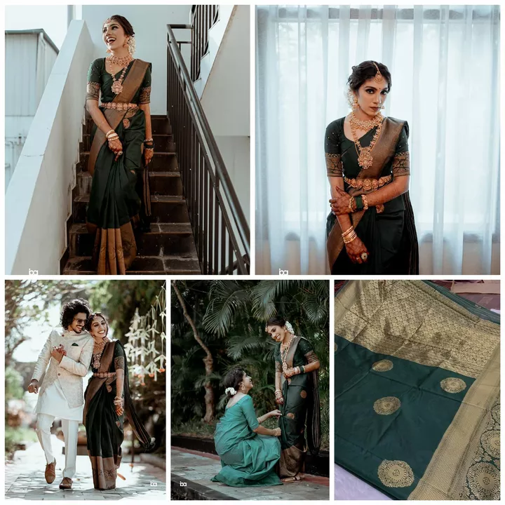 Post image Your Dream Wedding Look Should Seamlessly Fit Your Comfort! The Hustle Bustle Of Weddings Can Be Tiring And Your Outfit For The Day Should Not Come In Between Your Fun. 

Presenting Enchanting Yet Breathable Organic Banarasi Sarees For Intimate And Big Fat Indian Weddings, That Are Light On Your Skin And Uplift Your Wedding Shenanigans!

*Priced @ ₹599/- *  fix 🤩 

*Fabric :- LICHI SILK*

Saree Length 5.5 Meter
Blouse Length 0.8 Meter