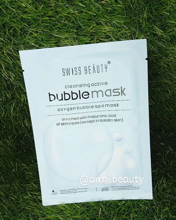 Swiss beauty bubble mask uploaded by business on 12/10/2022