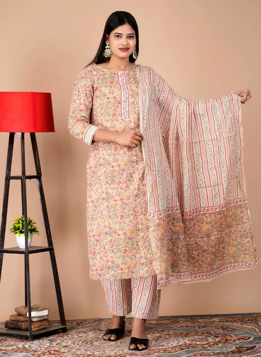 Product image of Cotton suit With Dupptta , ID: cotton-suit-with-dupptta-13bd477f