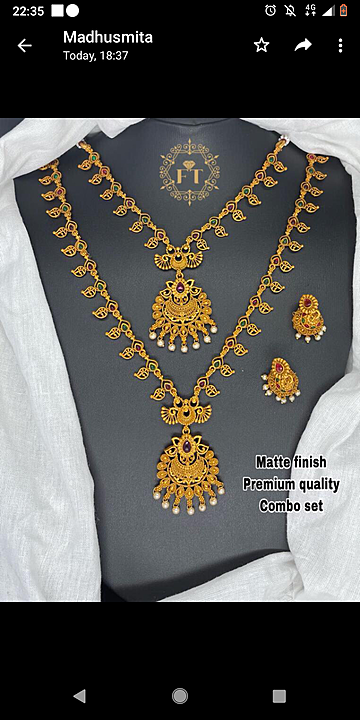 Necklace set  uploaded by Rekha's shoppy  on 1/30/2021