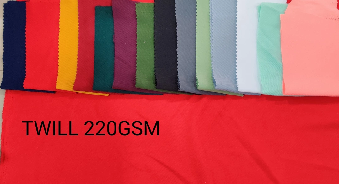 Twill Non spendex heavy .. 220 gsm ..  uploaded by Shree popular textile on 12/10/2022