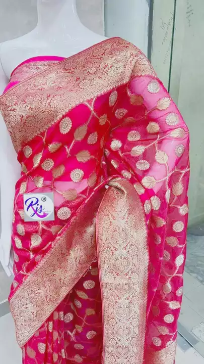 Semi Georgette soft silk saree  uploaded by Fancy sarees shop on 12/10/2022