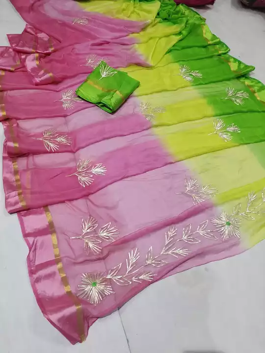 🥳Pure najvin chiffon......🥻

💃🏻 Summer Special Cool 😎Fancy Sibori Colour  Matching Chart 😍

🥳 uploaded by business on 12/10/2022