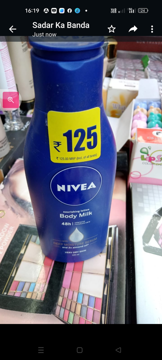 Nivea body lotion  uploaded by Rs enterprises on 12/10/2022