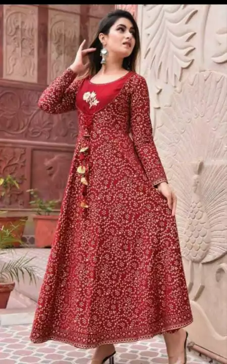 Long kurti red uploaded by business on 12/10/2022