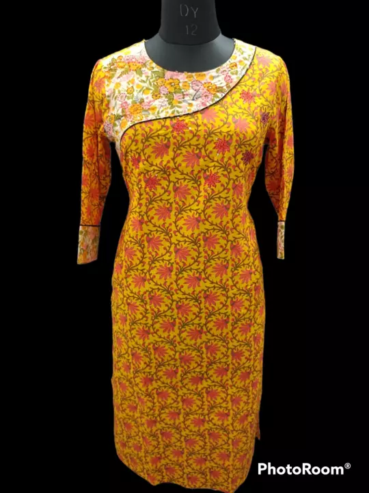 Cotton straight kurti uploaded by business on 12/10/2022