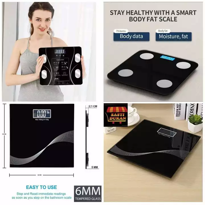 Smart body fat scale uploaded by business on 12/10/2022