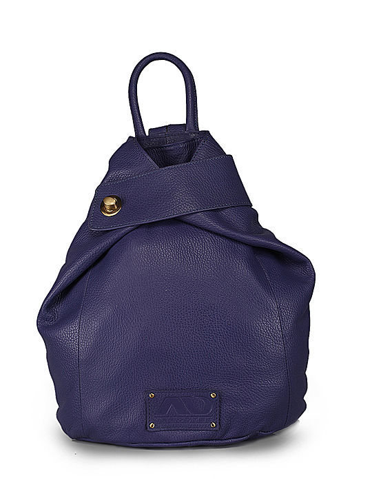 ANNODYNE Pure Leather Fashionable Casual Backpack with Adjustable Backstrap for Women (Purple) uploaded by ANNODYNE on 1/31/2021