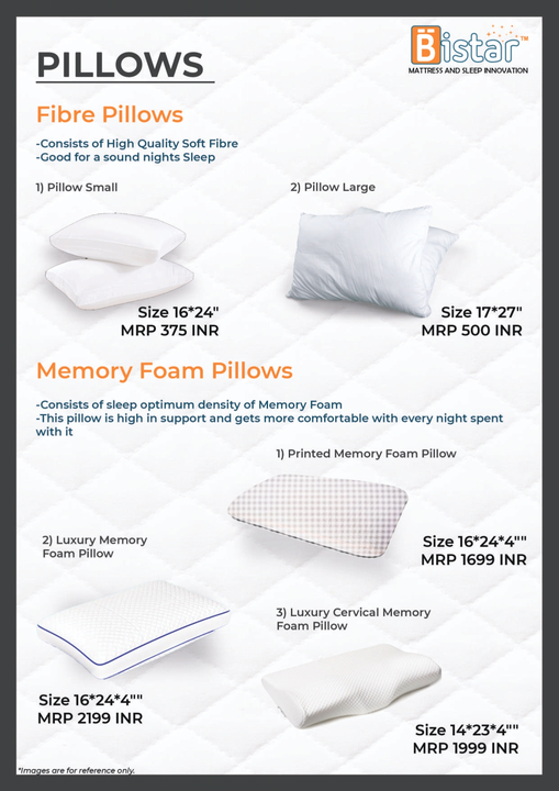 Pillows  uploaded by Bistar Mattress & Sleep Innovations on 12/10/2022