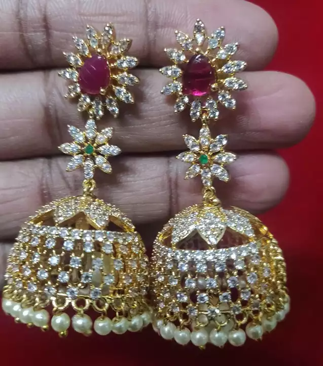 Post image Beautiful earrings for women and girls It will enhance the beauty...suitable for any occasion Guess the price to get discount on my first Item