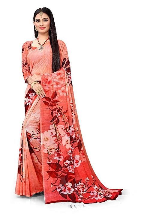 Digital print sarees uploaded by business on 1/31/2021