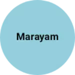 Business logo of Marayam