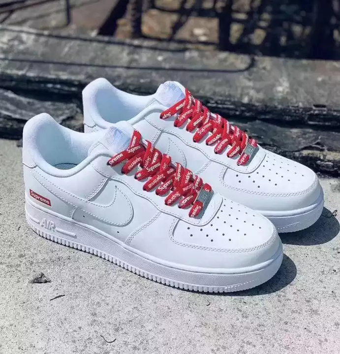 Nike Airforce 1 white supreme uploaded by One to one on 12/11/2022