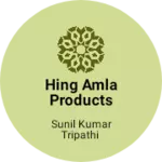 Business logo of Hing amla products and all types of pickle