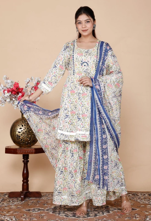 Cotton gharara.  uploaded by business on 12/11/2022
