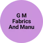 Business logo of G M FASHION COLLECTION   DEVIPURA MATHURA