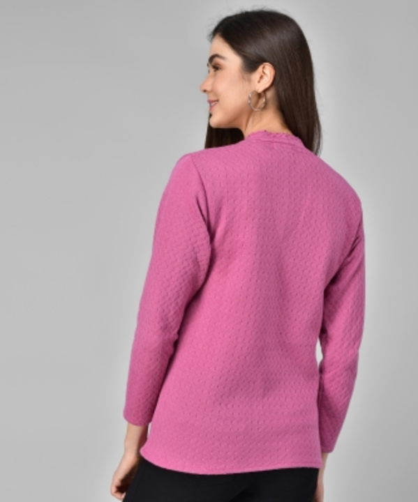#V Neck Casual Women Wool Blend Pink Sweater# uploaded by Gajab Style on 12/11/2022