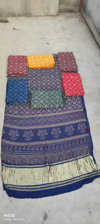 Modal Silk Ajrakh Print Saree,7 colours
More patterns available
Dc- BDxx uploaded by HEERADHYA ENTERPRISE on 12/11/2022