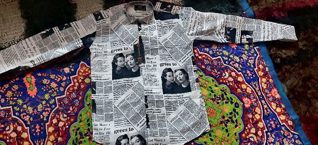 paper print shirts for mens uploaded by SHOP WITH US on 1/31/2021
