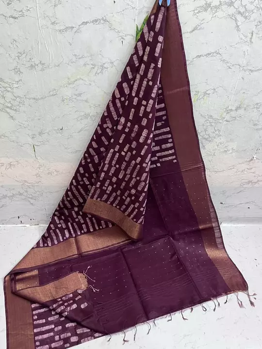 Product image of Latest design batik print saree, price: Rs. 750, ID: latest-design-batik-print-saree-132c6e53