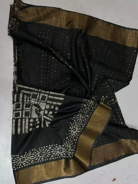 Product image of Latest design batik print saree, price: Rs. 750, ID: latest-design-batik-print-saree-aad32467