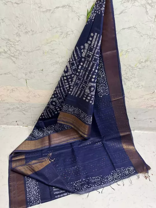 Product image of Latest design batik print saree, price: Rs. 750, ID: latest-design-batik-print-saree-aea5b0c2