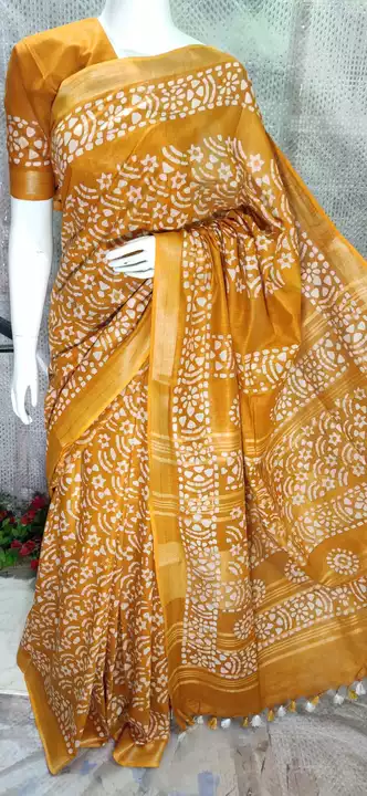 Latest design batik print saree uploaded by business on 12/11/2022
