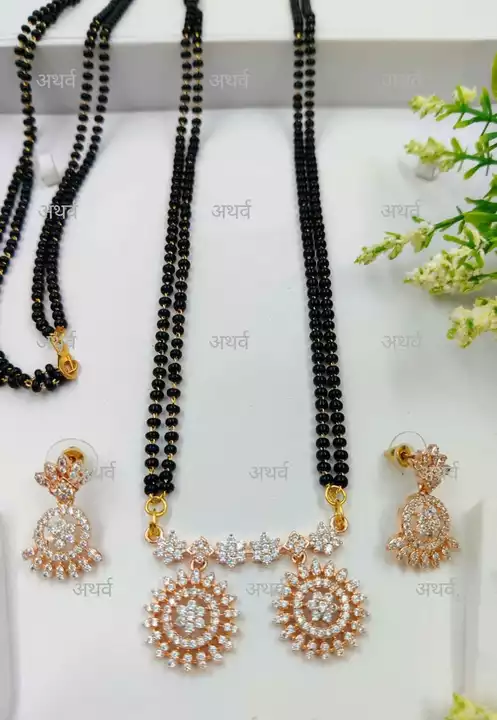 Post image Radhika MicroGold Plated Double laquer MangalSutra,Elite Earings,Necklaces,Bridal Set,AD CZ jewellery,Ashok Payal,All imitation jewellery manufacturer and wholesaler.