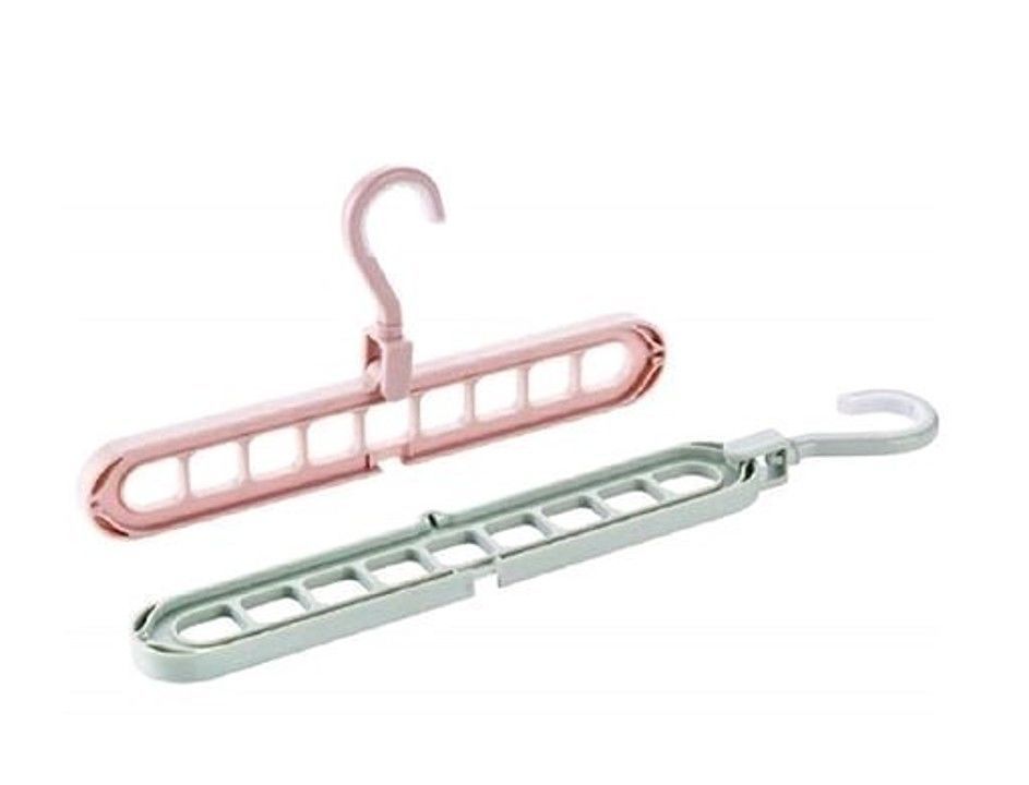 Post image Wardrobe Space Saver Storage organizer Hangers, Hangers for clothes wardrobe, Anti-Skid Plastic Magic Clothes Hanger rack |PACK OF 3 | Multi colour
Material: Plastic
Pack: Pack of 3
Product Length: 6 Inch
Product Breadth: 1.5 Inch
Product Height: 1 Inch


Sizes Available - Free Size