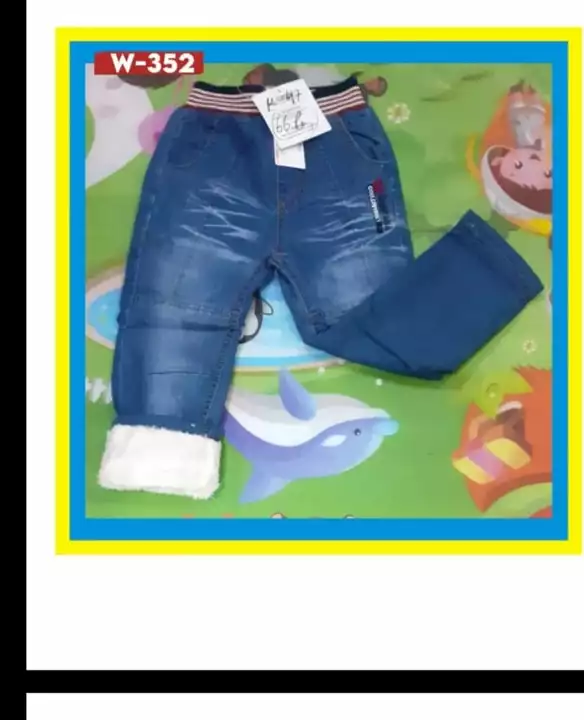 Kids jeans with furr uploaded by Shri veerbhadra collections on 12/11/2022