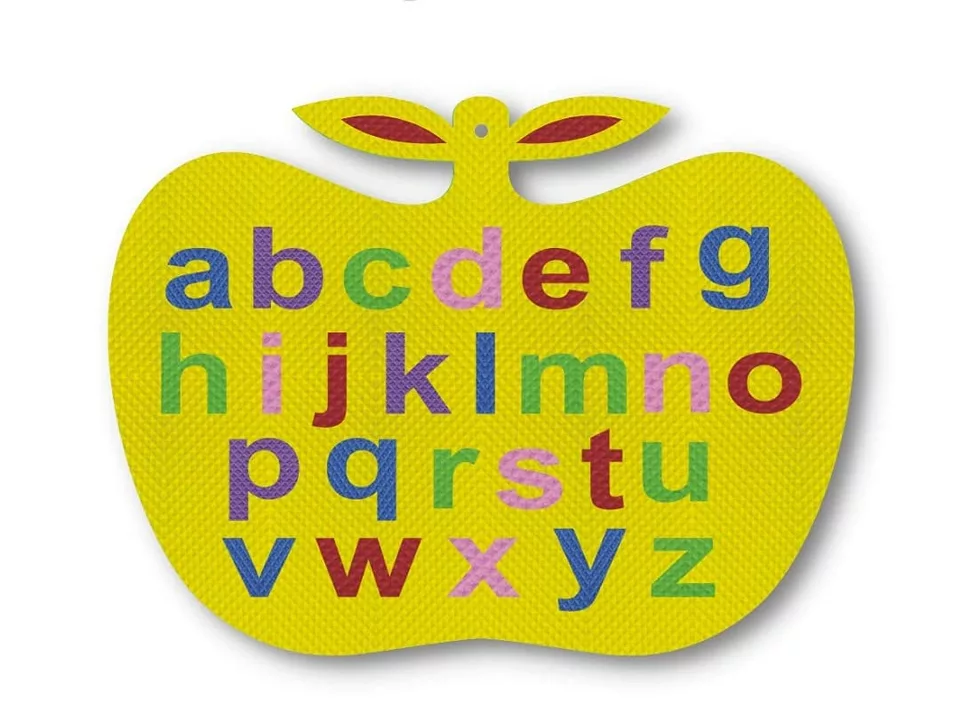 Eva Foam Apple Shape Small Alphabet Learning Boards, Interlocking Puzzle for Kids (Multicolor) uploaded by business on 12/11/2022