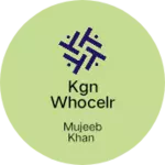 Business logo of KGN whocelr