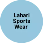 Business logo of Lahari sports wear