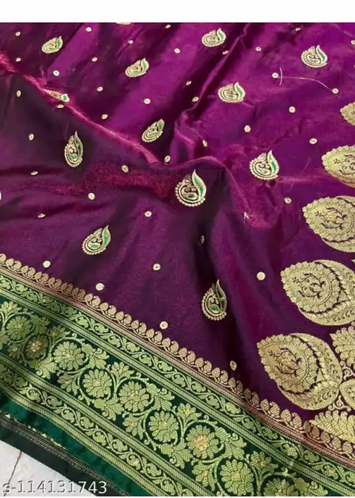 Banarasi silk sarees uploaded by Shree siddhi fashion hub on 12/12/2022