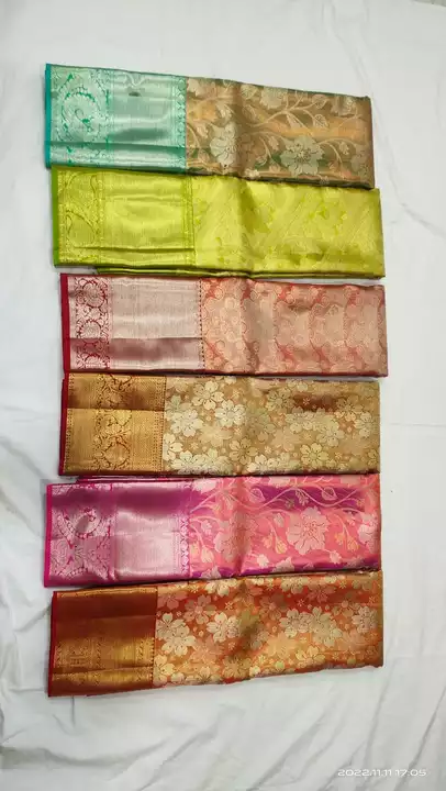  pure kanchi pattu silk sarees  uploaded by sreelakshmidevisilks sarees on 12/12/2022