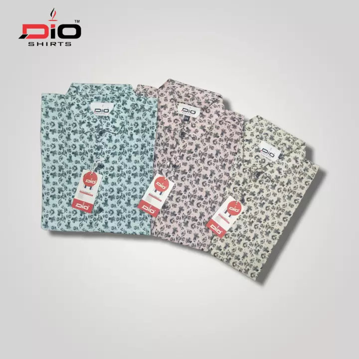 Printed casual shirts for mens uploaded by 𝗗𝗜𝗛𝗔 𝗚𝗔𝗥𝗠𝗘𝗡𝗧𝗦 on 12/12/2022
