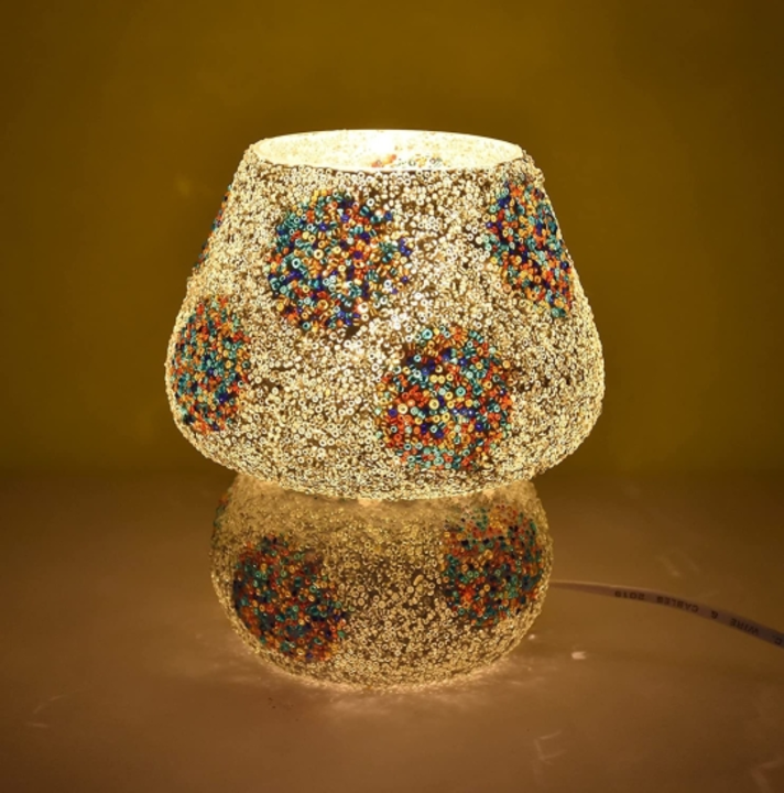 Ak MOSAIC TABLE LAMP multicolore  uploaded by JEEVANI (AK ENTERPRISES) on 12/12/2022